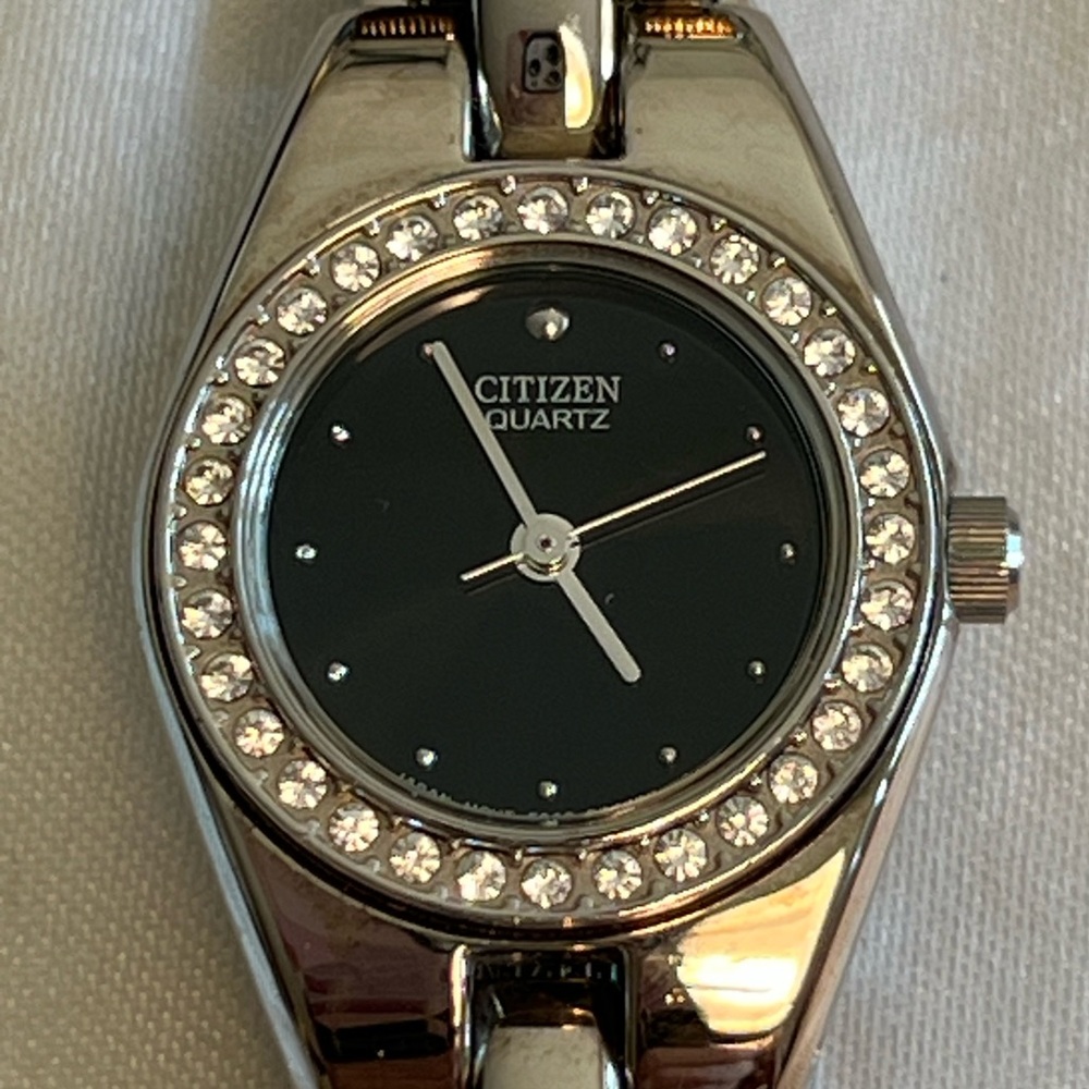 Citizen Silver-Toned and Crystal Women’s Watch